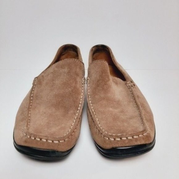 GEOX Respira Driving Loafer Shoes Suede Tan Men's Sz US 9 | Eur 42 - Picture 4 of 13